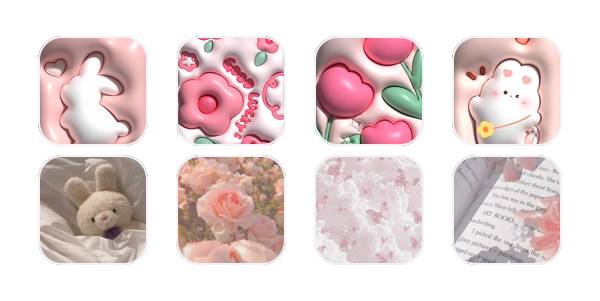 Růžový App Icon Pack[mxLxiOyaRk5s0ePilkI4]