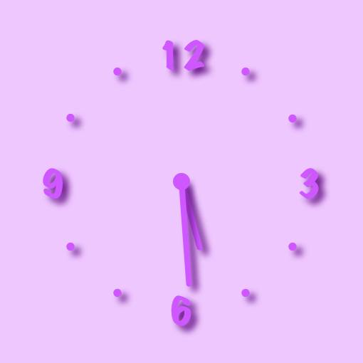 紫時計jam Idea widget[jrIOWQH9rGbLjgkd5dls]