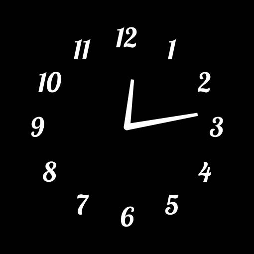 モノトーン Clock Widget ideas[XBAuoVupe6RtHFCZAhGT]