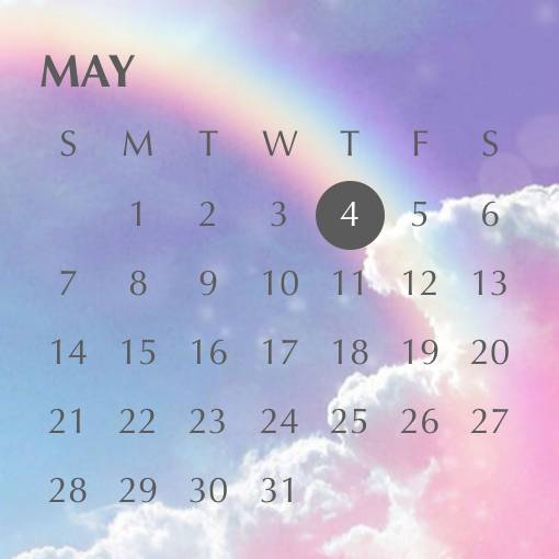 虹カレンダー Calendar Widget ideas[e4uJGSrUi2lOJCh9ljDZ]