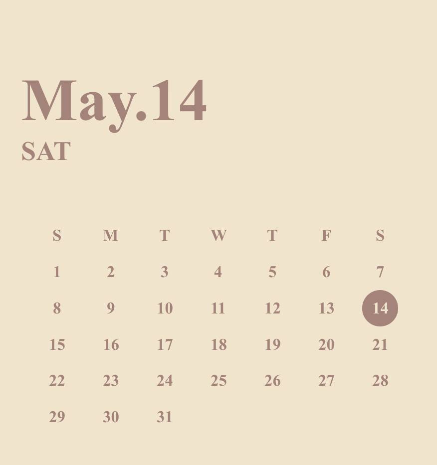 Calendario Ideas de widgets[m1YhWEUhvCIyics3roEH]