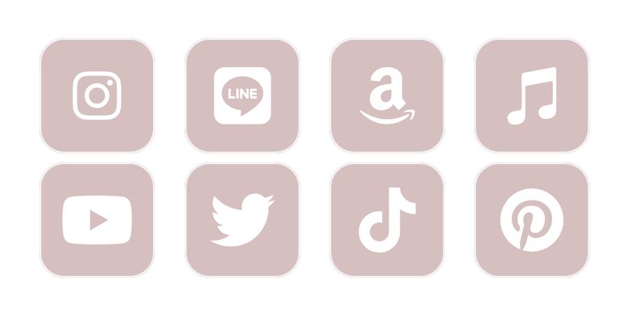 Roze App-pictogrampakket[UNx30zvAO4NldI9npvW0]