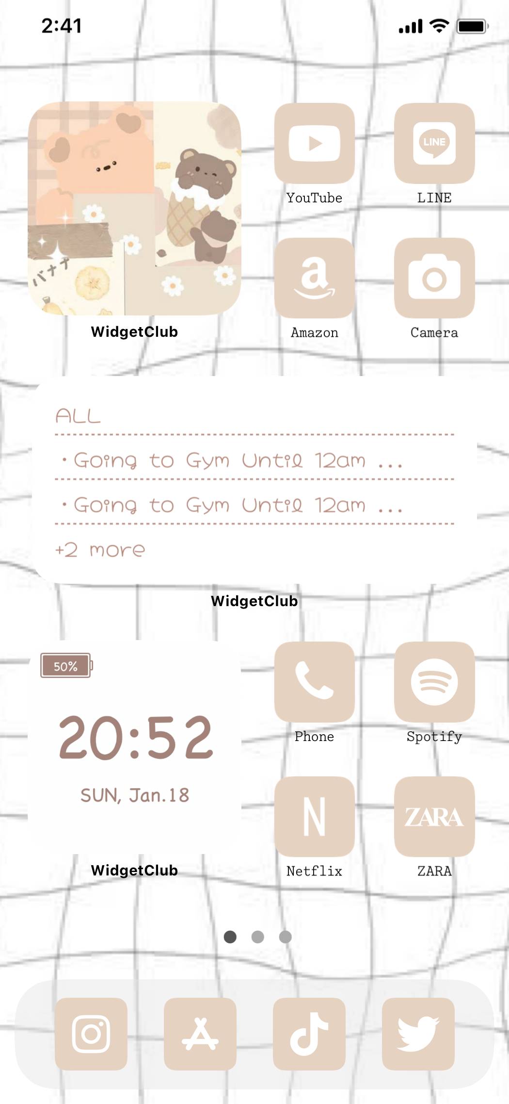 茶色系Home Screen ideas[0ABT3oZeRtwV5rRNAzRj]