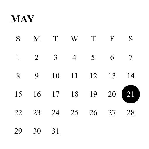 カレンダーKalender Widget-Ideen[iZOuzsSgWcXHYQVgsU0t]