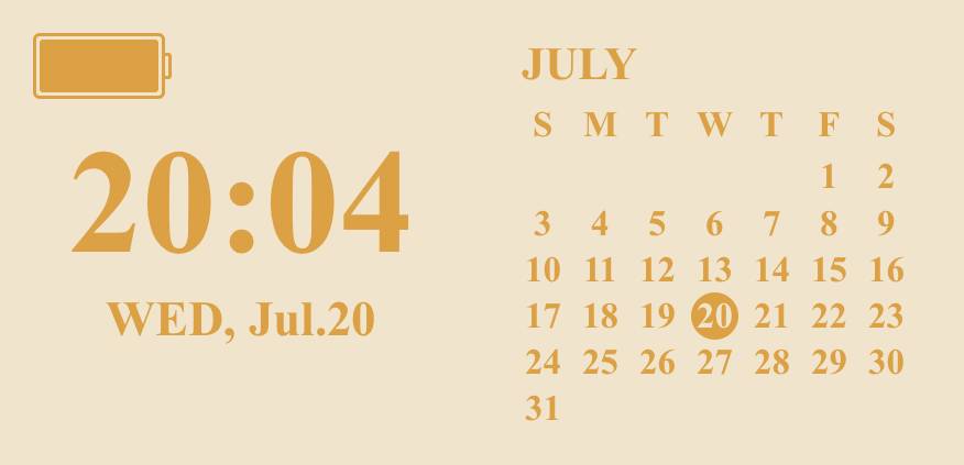 時計とカレンダー Calendario Ideas de widgets[1Tcj8LKDilhGWEa9LJRP]