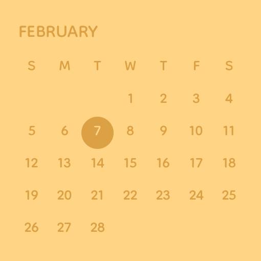 Calendario Ideas de widgets[tUJO5aGix9icKTyeUvNA]