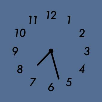 Horloge Idées de widgets[BCnS7ucmjFSxJc3Z2bPG]