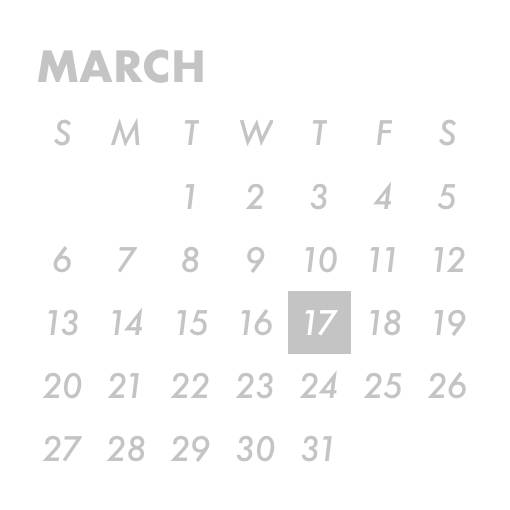 Gray cool widget Kalendar Ideje za widgete[tVj3xzBLMSxZaz7CV7bi]