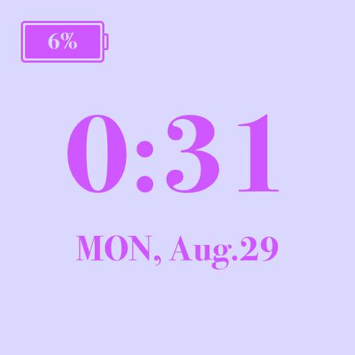 time Thời gian ý tưởng widget[c5I5hbID03deivCpJNfR]