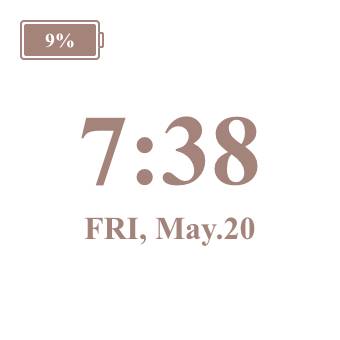 Time Widget ideas[K5JBBCJgJMMYebyNVVWl]