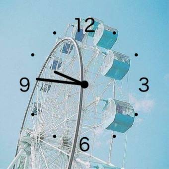 青空の観覧車 Reloj Ideas de widgets[rjNxDtRzkCkFsCY4CbR4]