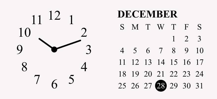 calendar Relógio Ideias de widgets[6SCYRL6QEs1SFaFNl8PO]