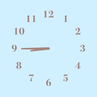 Horloge Idées de widgets[aF3YUYYV7w3PqsgRekD3]