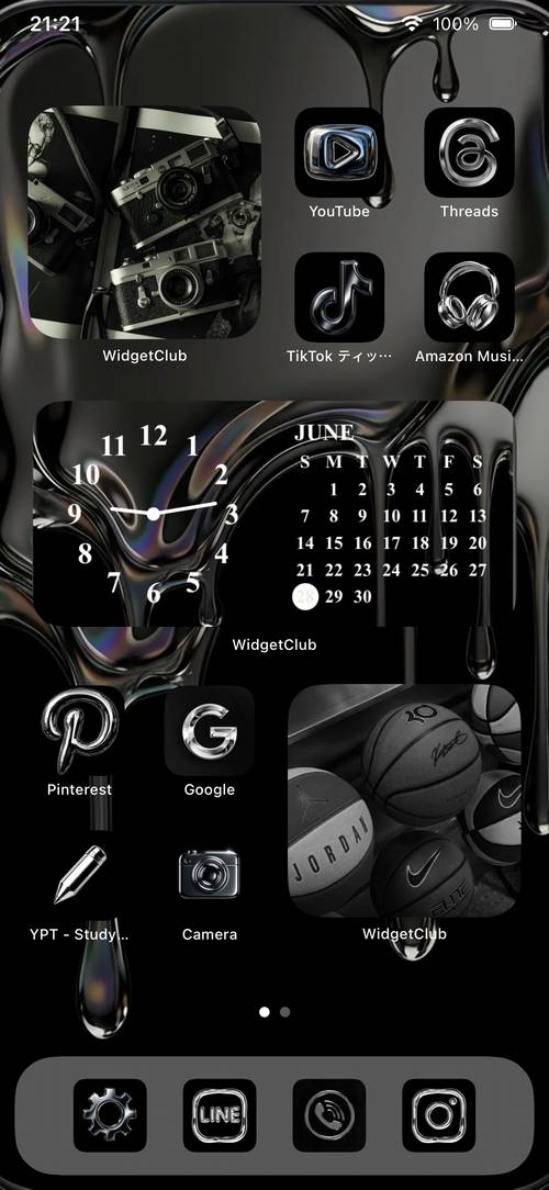 🖤🤍🩶 Home Screen ideas[bs46MCyCKPM9DP3wOM1C]