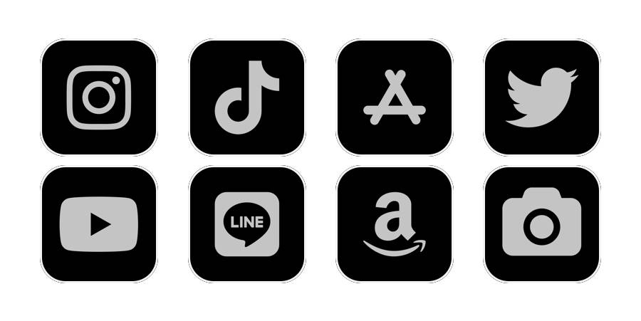 BLACKApp Icon Pack[zGa2Wke4p5X7o2id5FWb]