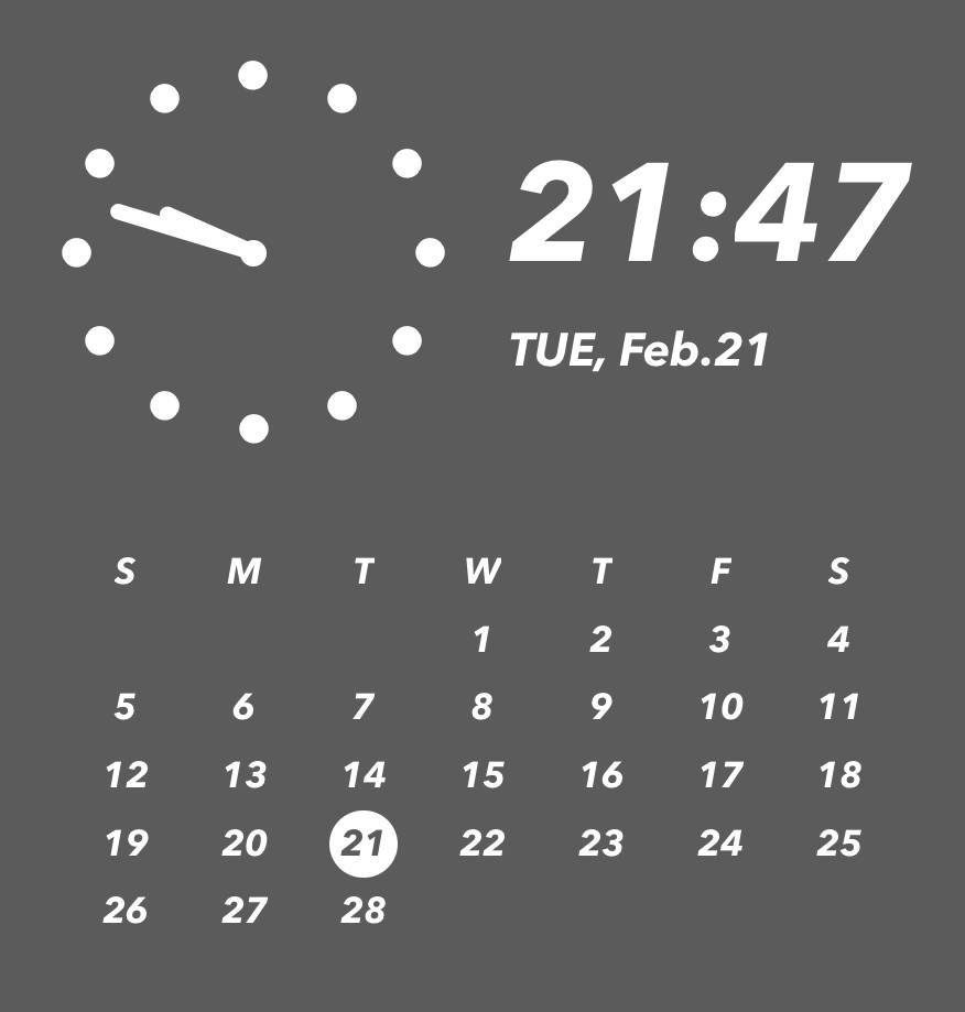 Clock Widget ideas[H0nWmczqAMU5clC4IPMp]