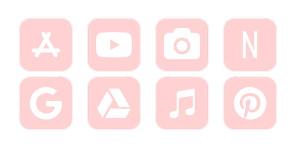 light pink asthetic App Icon Pack[RzOYX5Y8est7CpKimADc]