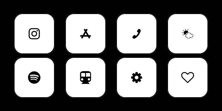 simple Paquete de iconos de aplicaciones[UYm0Cxp5T3VS4M797Pur]