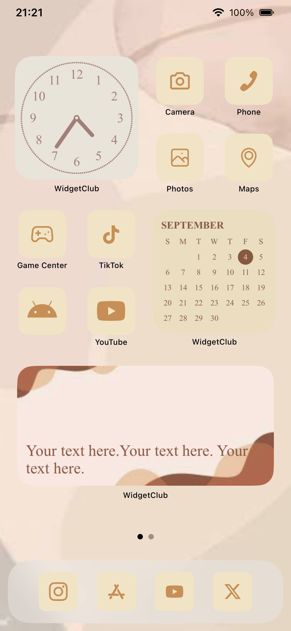 茶色🤎Home Screen ideas[6sq4QxBbAfxW69Tw9EFg]