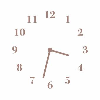 Horloge Idées de widgets[templates_aKJzGHLBWHm3dpQ8wzpl_8EC4F68F-46E8-490D-9928-2772E3A47C60]