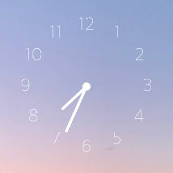 時計 Reloj Ideas de widgets[rHcIaolZaMAo6U3lafli]