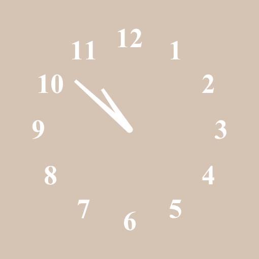 Horloge Idées de widgets[5UVLYfvNBvBQmE74wZLR]