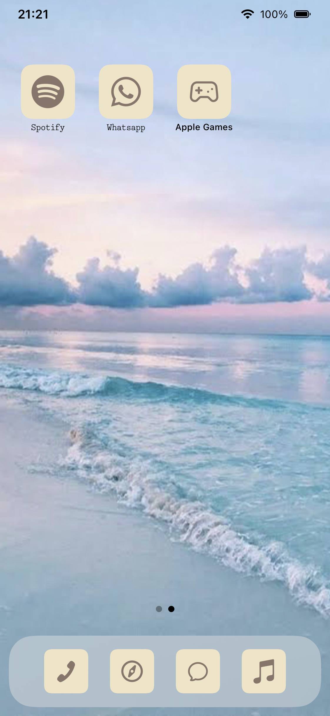 ocean💎🌊 ホーム画面カスタマイズ[fbWC2m3gwNI7BypaN9VY]