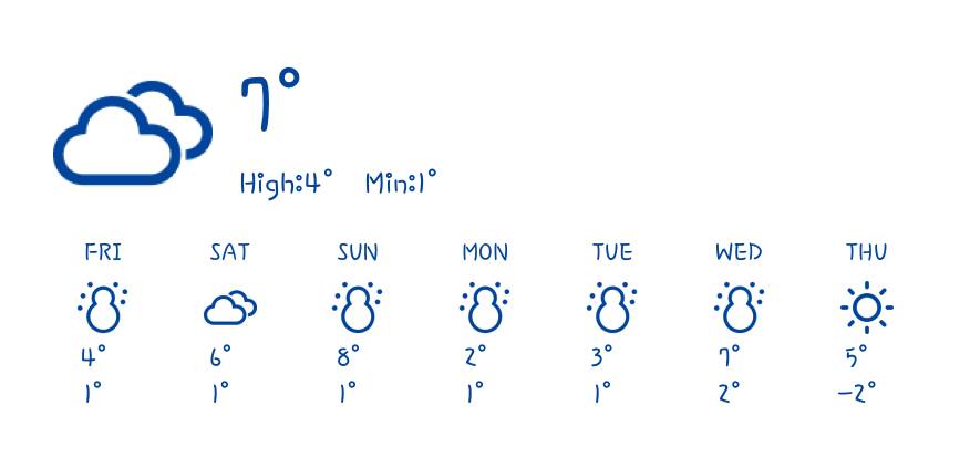 天気 Temps Idées de widgets[2UIM4bQN1kemtUuALhJl]