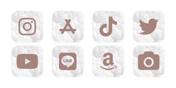Бяло Пакет с икони на приложения[u1Shpv4TK3Ra8Ufu4Uvg]