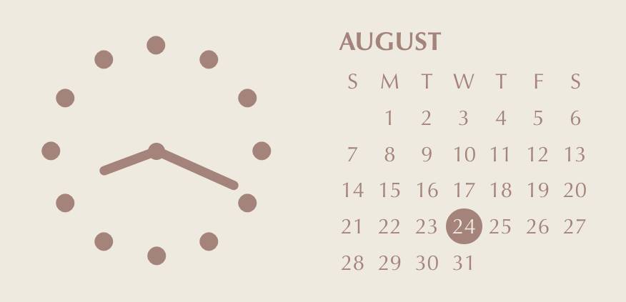 カレンダー Horloge Idées de widgets[7kTqYkZgzSSK8xx1ZOgA]