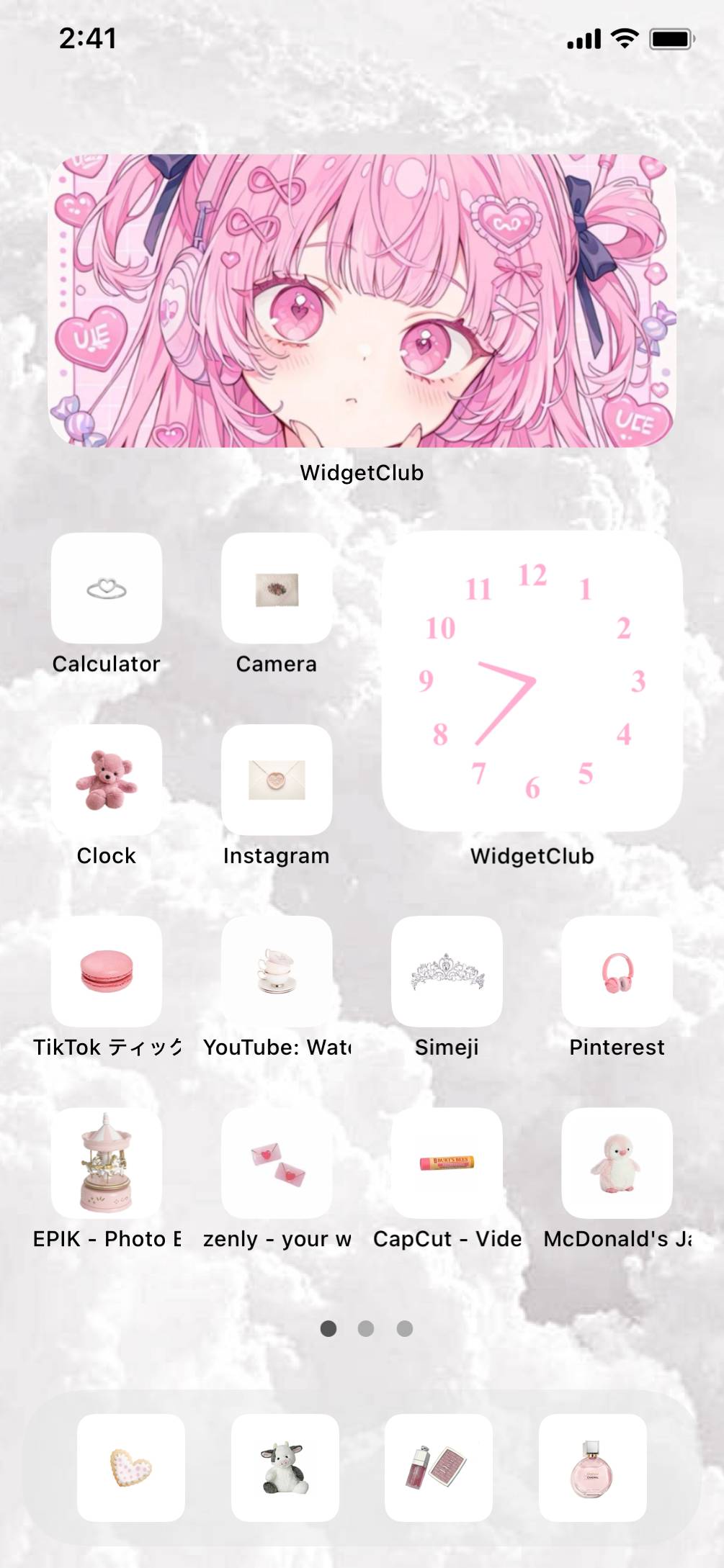 ピンク系🎀💕💓💗Home Screen ideas[5isjx6UnI4xJUnre9IsV]