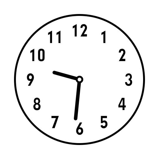 Simple Clock Widget ideas[gSyWIqHVgefZxsAlb6Su]