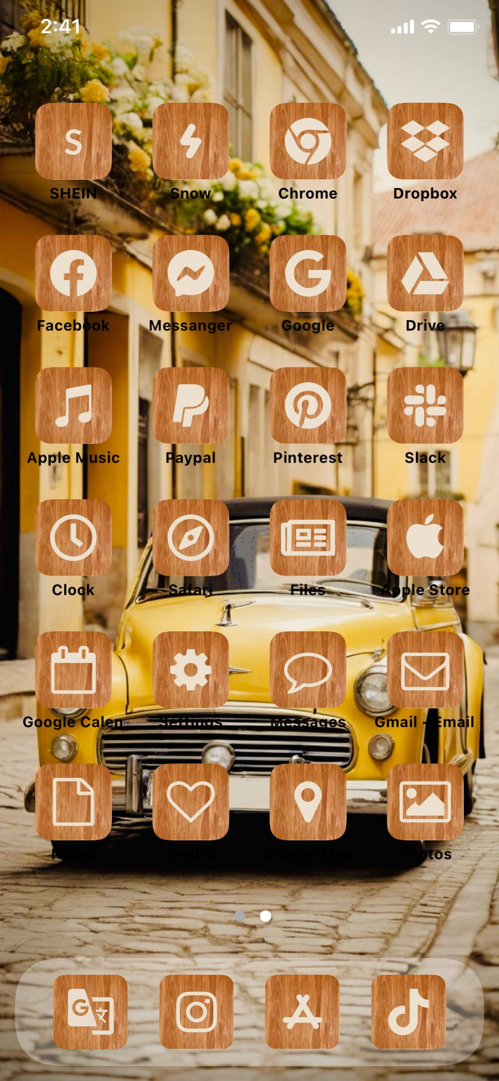レトロカー　イエローHome Screen ideas[7W6TH4vwqYn3bxUg9I7w]