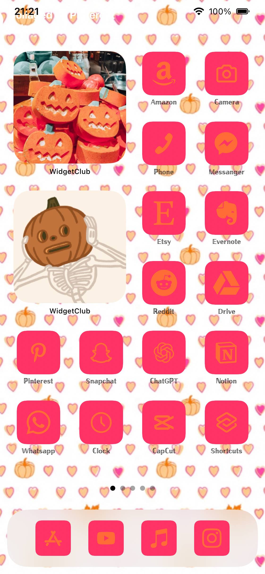 preppy HalloweenHome Screen ideas[Cds7NwESMTRnwkEyL9oH]