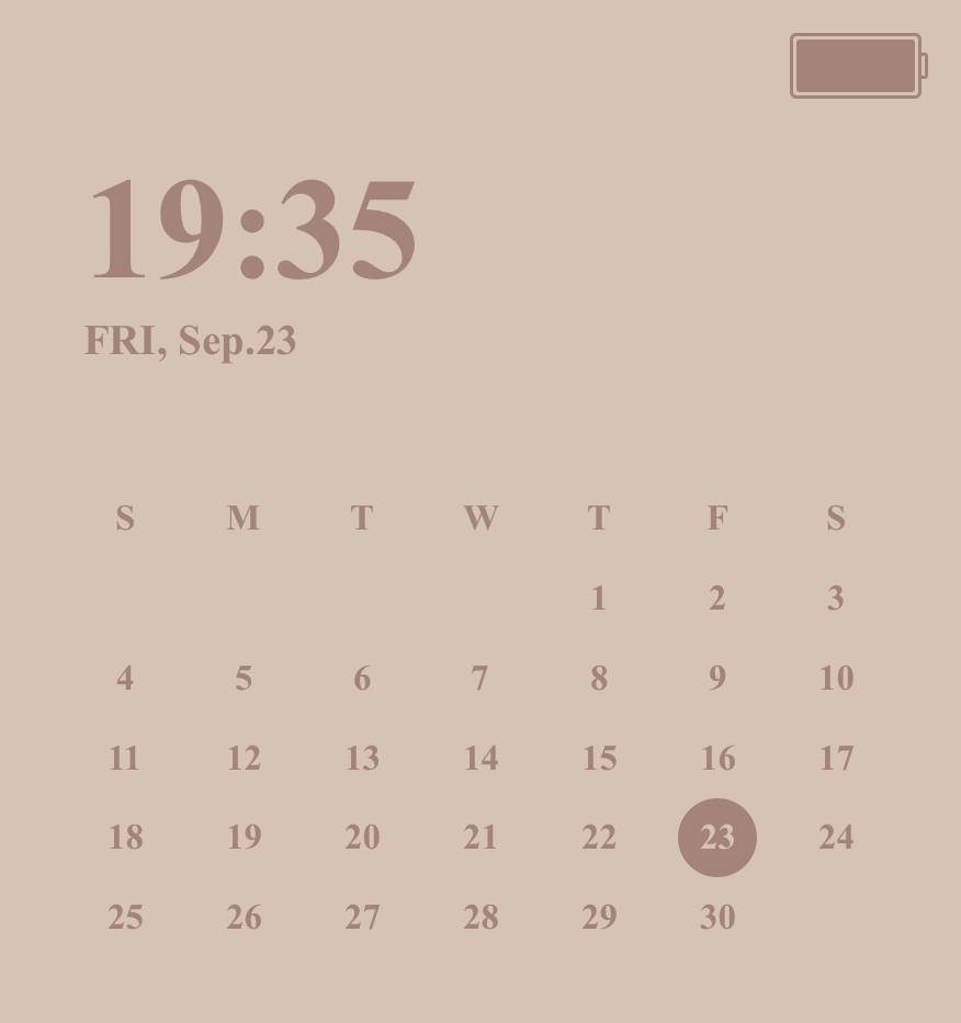 Calendario Ideas de widgets[pdRb2besTcc98H6zvL8H]