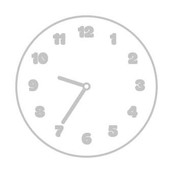 Clock Widget ideas[dhjU6DGzqvpiQ0dvYG0i]