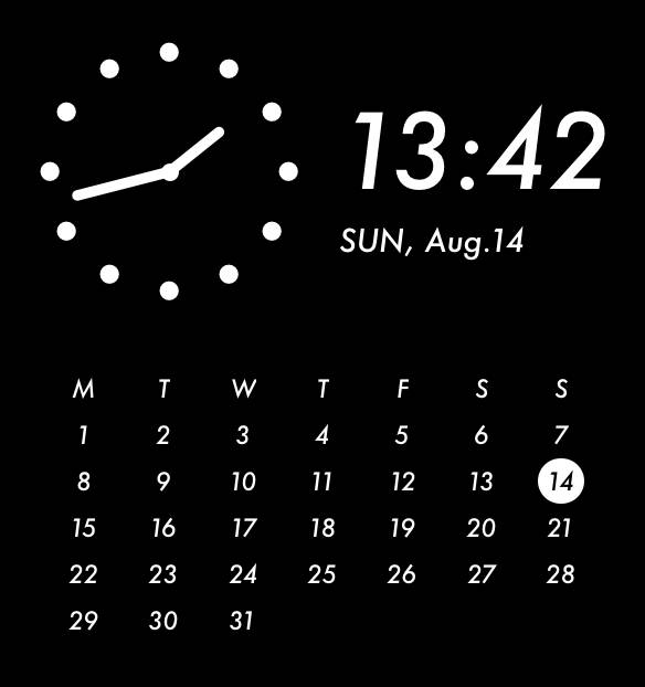 Reloj Ideas de widgets[TYAPsvXNyJ0k8S4zmYwN]