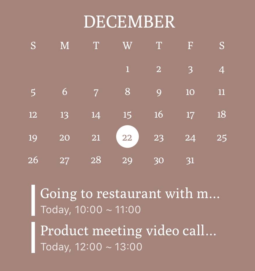 カレンダー Calendario Ideas de widgets[1IWE4JEDDN0UUE0kGSYq]