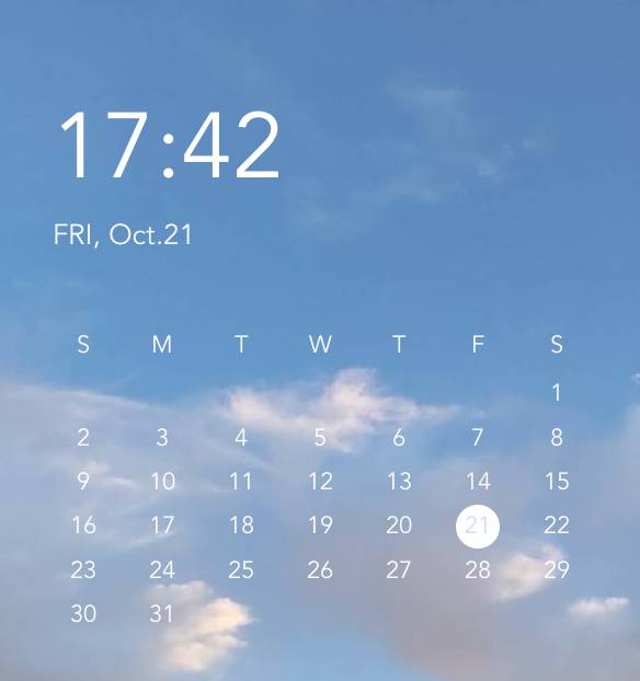 Kalendar Idea widget[vabFgthmjvnkNJYEGsHu]