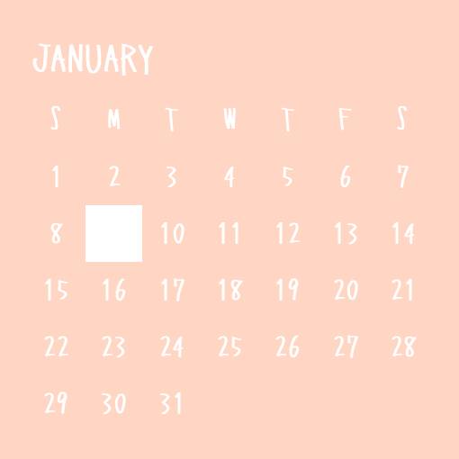 カレンダー Calendario Ideas de widgets[RKDa9gUBalVrRxkP303M]
