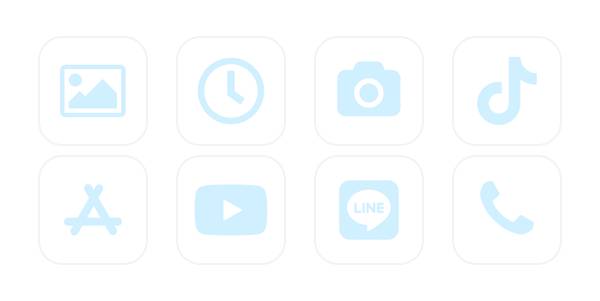 水色 App Icon Pack[IOOzcdsGOSGEgq64WesS]