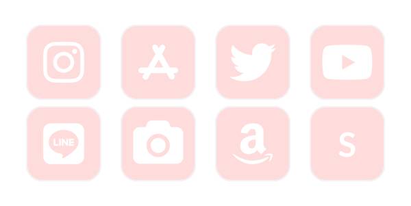 pink cute Icon ชุดไอคอนแอป[0mLkAhItdrpst9RBXcvx]