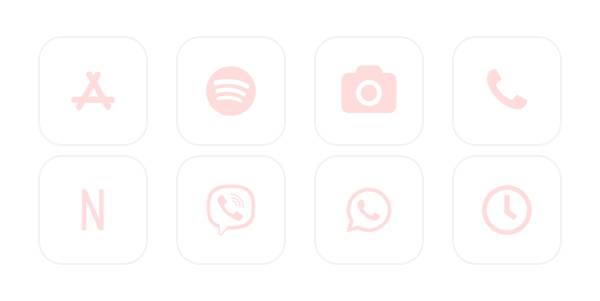 Ružičasta Paket ikona aplikacije[UhUPIThZoWgUIJzv6JlW]