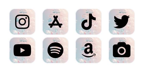 雲の上の夢 Pacchetto icone app[cX9mwGySh9eYWHCRDxuc]