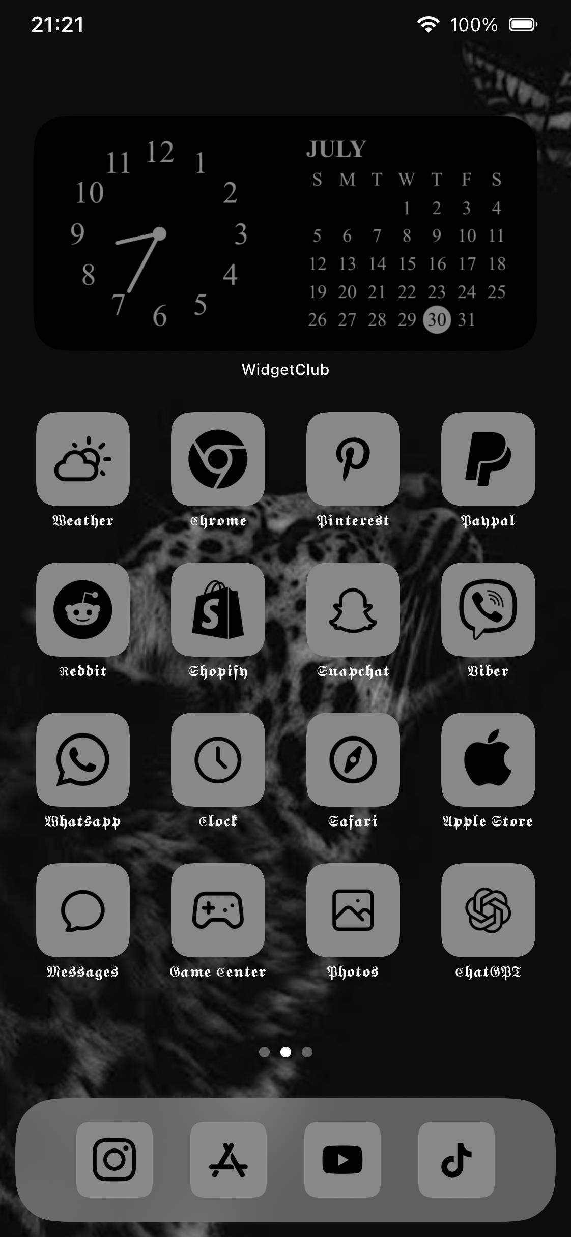 cheetah print black aesthetic🖤ایده های صفحه اصلی[sBY5pMVTnCUO9rmHljFo]