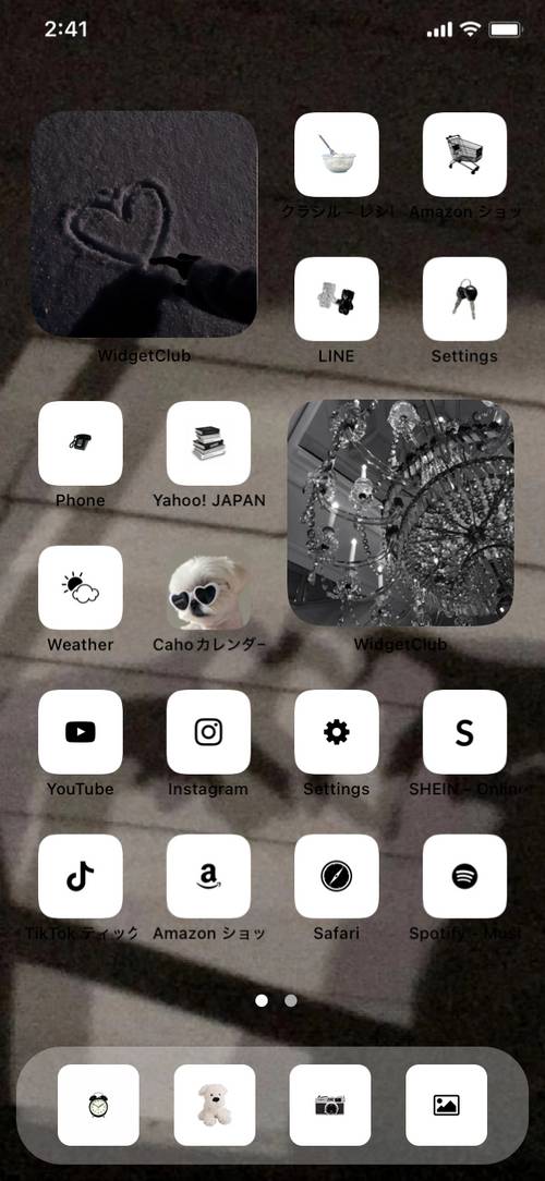 黒系統 Home Screen ideas[Kjx7Uril63g3JU810nOB]