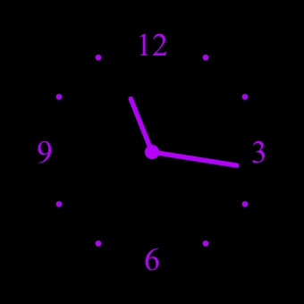 Clock Widget for iPhone & Android by Dusk Wine4658 on 2022/09/25 23:16:32 |  WidgetClub