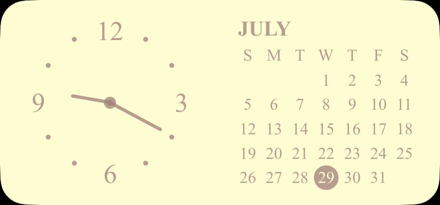 Simple Clock Widget ideas[xB7YhSLrQV9sxgG86ZEv]