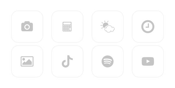 シンプル Пакет с икони на приложения[yjCqpld2Iro9uuNJGU8w]