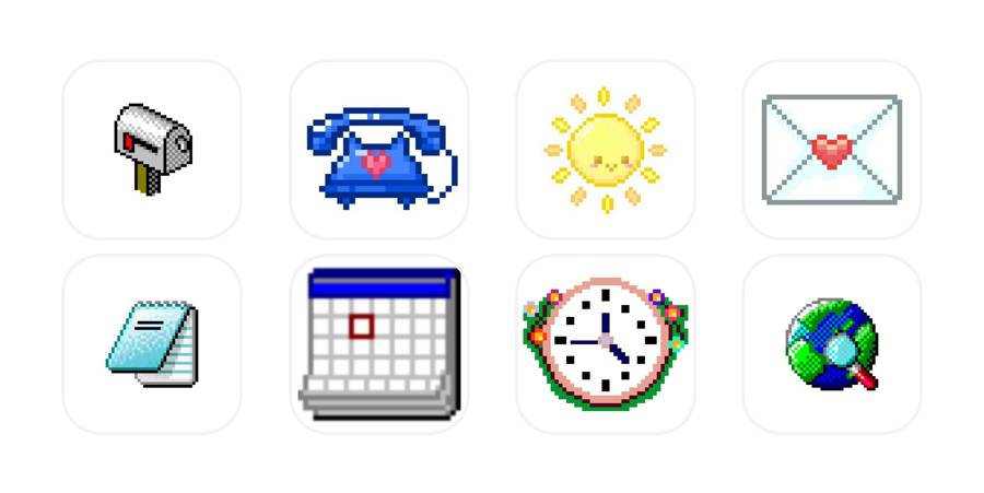 pixel icons 應用程序圖標包[ShyIBSADUegmXTkUlqw2]